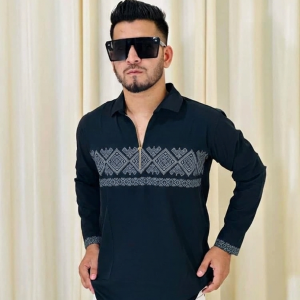 Premium Print Shirt Black