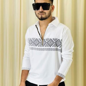 Premium Print Shirt White