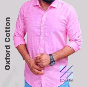 গোলাপি ফুল কলার শার্ট