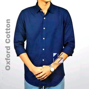 নেবি ব্লু ফুল কলার শার্ট